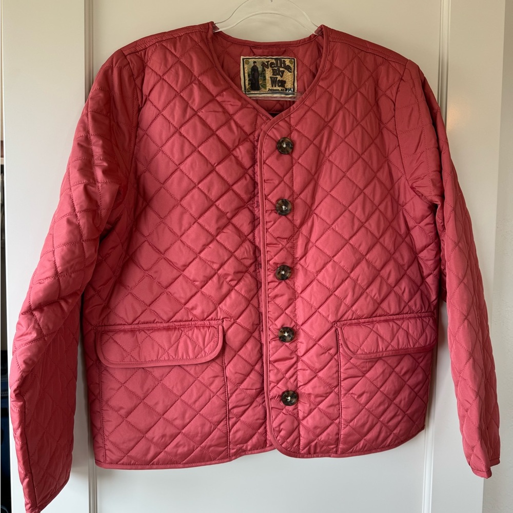 pink jacket | Nellie Bly Wear | NWOT